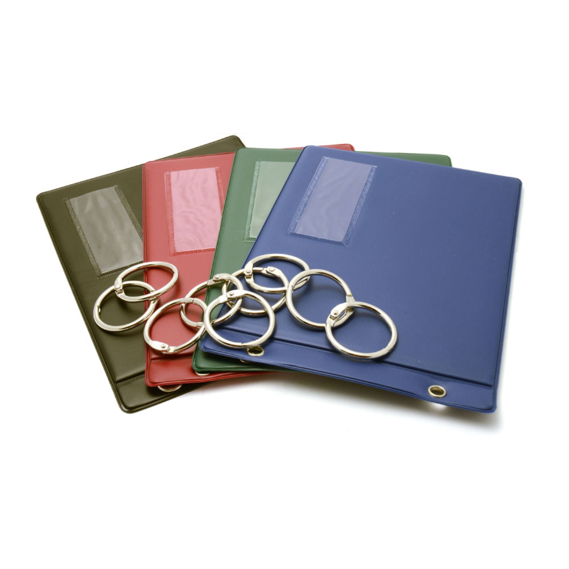Marching books large blue incl. rings and signs