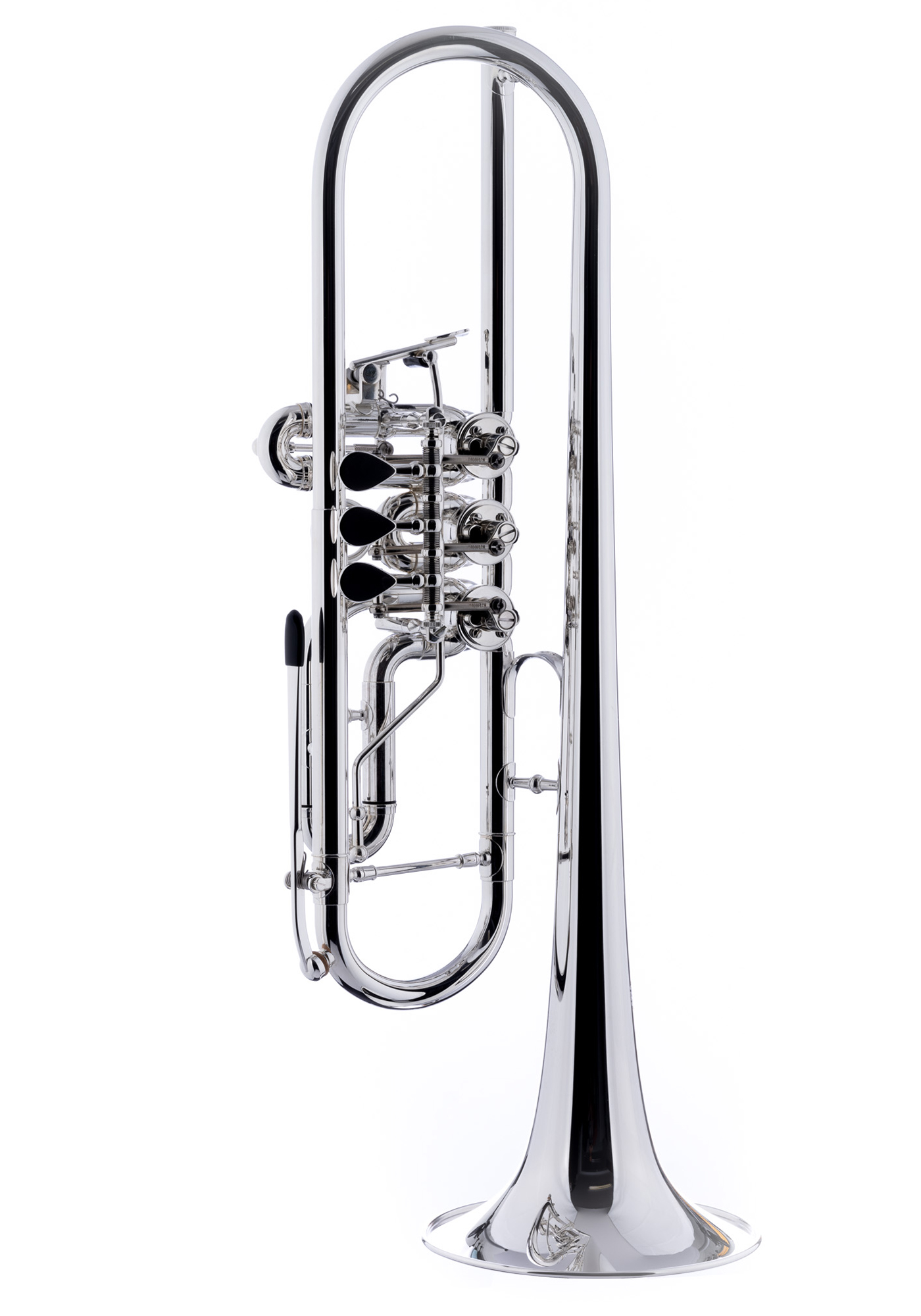 Schagerl B-Trompete "BERLIN K" heavy versilbert