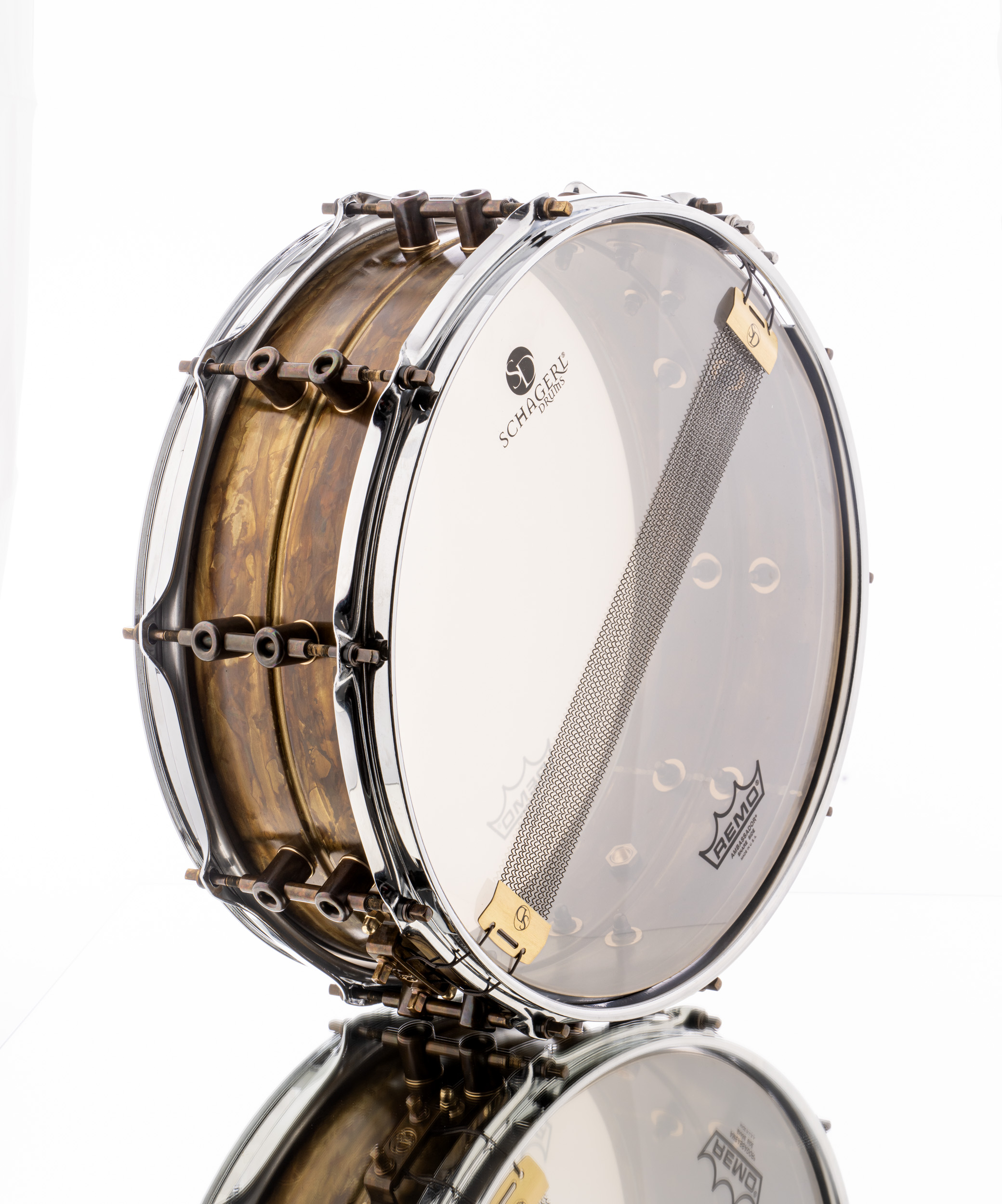 Schagerl Beaver Snare 14"x5" Brass - Patina