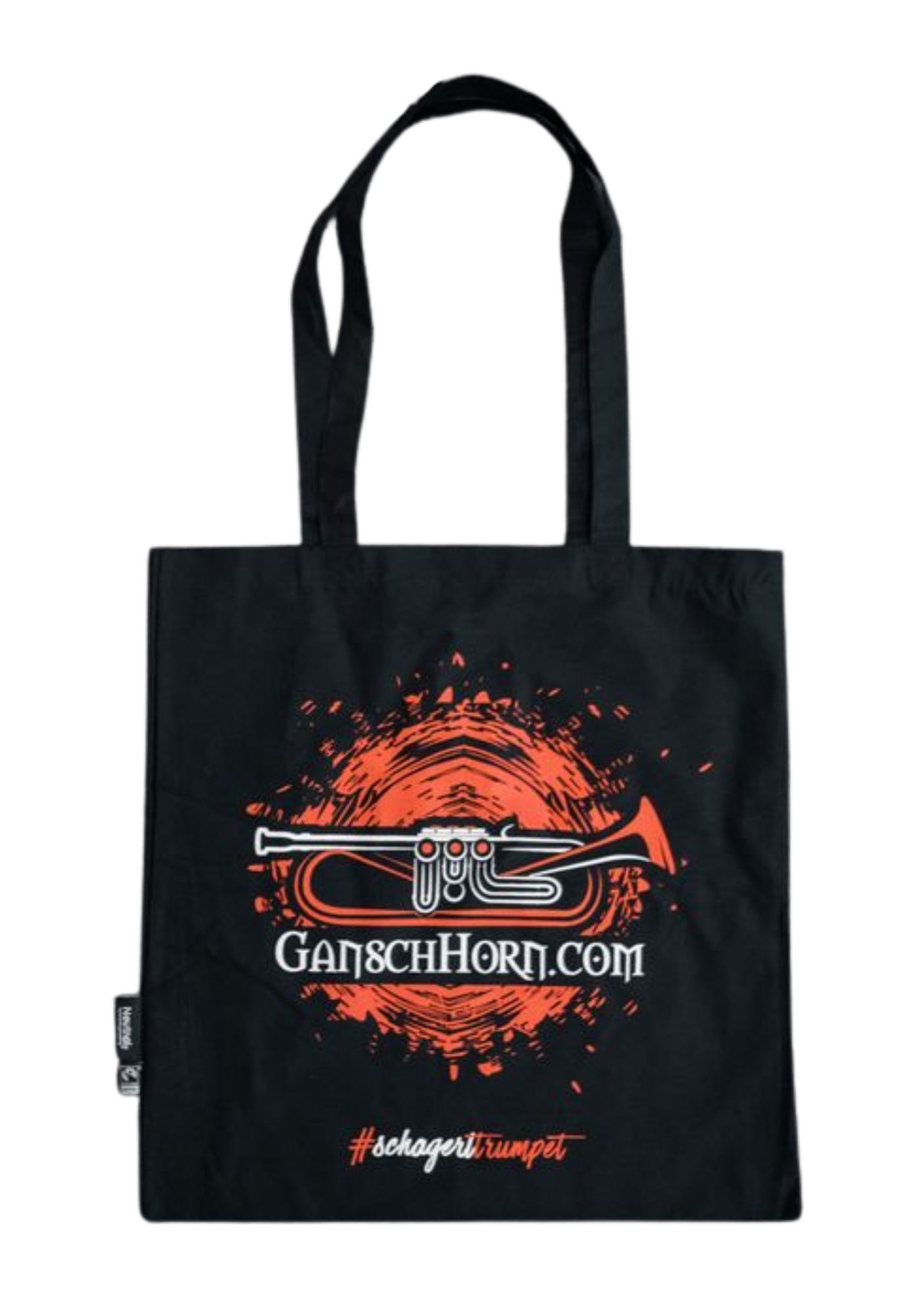 Schagerl Stofftasche "Fair Trade" mit Gansch Horn Logo BIO