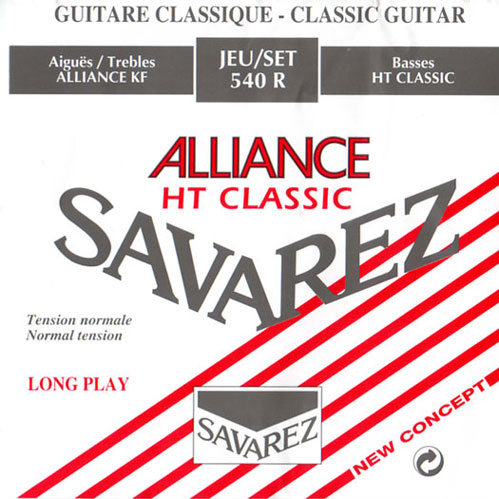Savarez Gitarresaiten Satz Alliance 540Rot