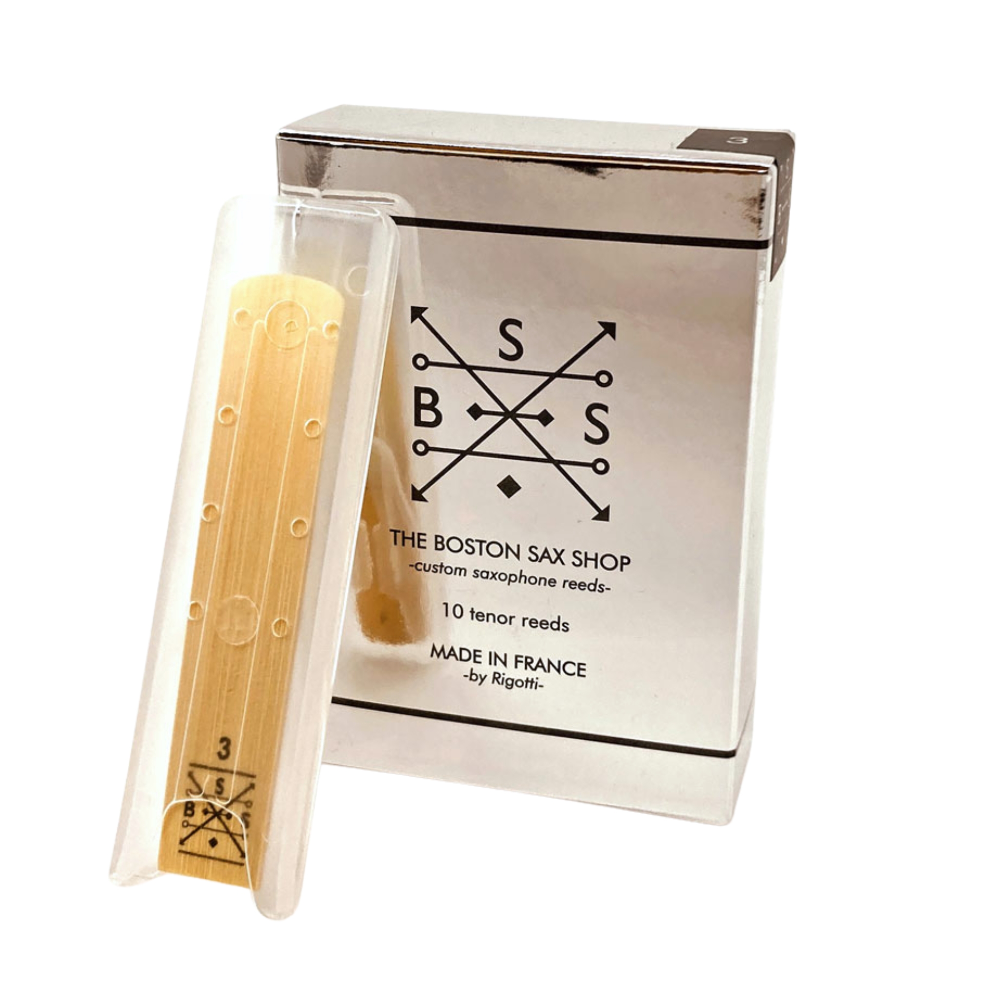Boston Sax Shop Custom Silver Label Tenor Reeds #2 1/2