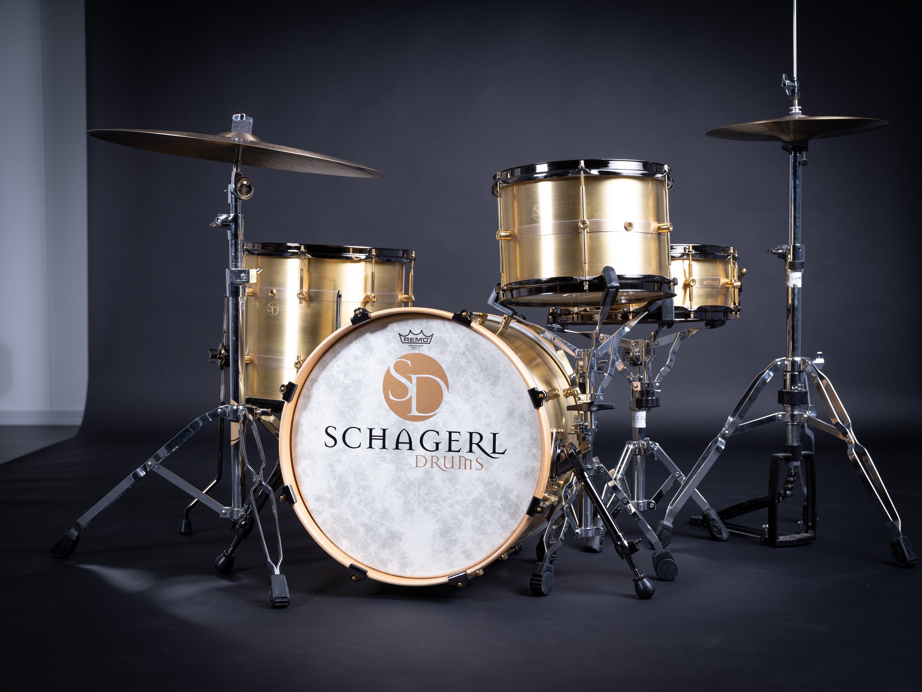 Schagerl Drum Kit 18/14/10 RAW / Black
