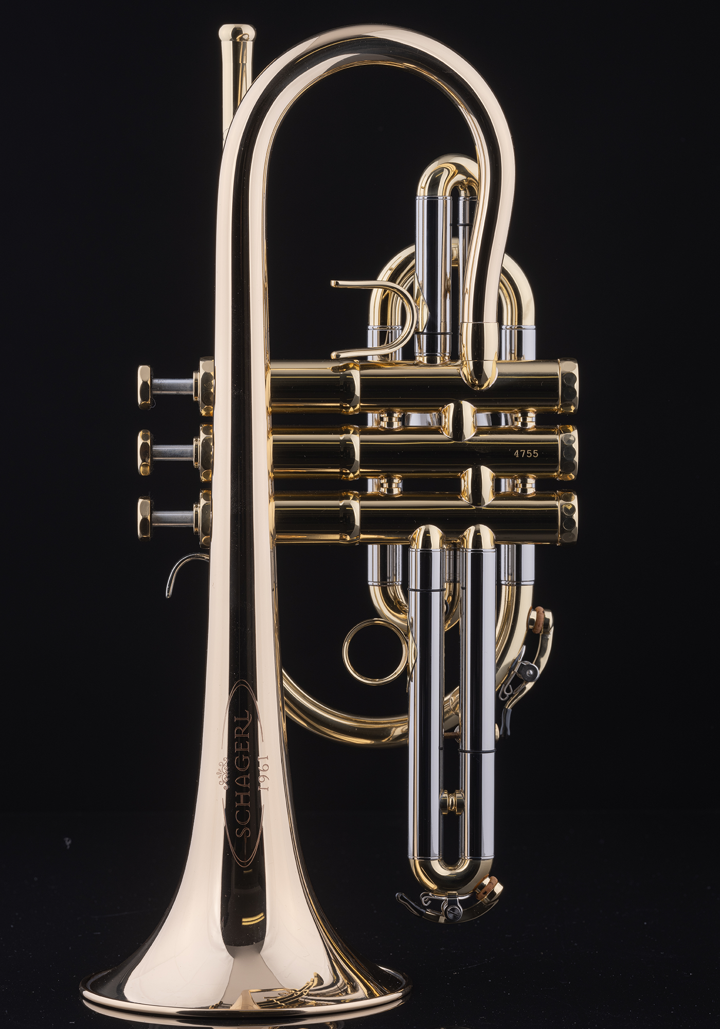 Schagerl B-Cornet " 1961" lacquered