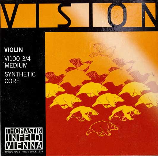 Thomastik Vision Violinsaiten Satz 3/4 medium
