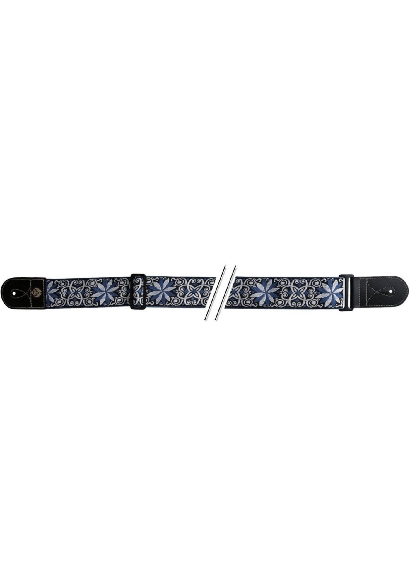Fire&Stone Gitarrengurt blau-weiß Fire&Stone Gitarrengurt blau-weiß