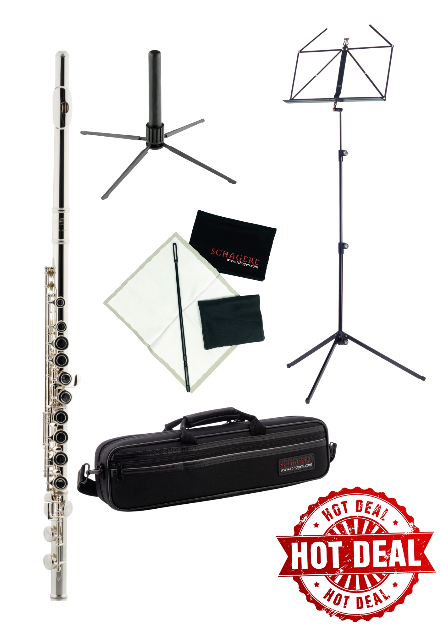 Schagerl Acacemica Flute FL-901C - SET