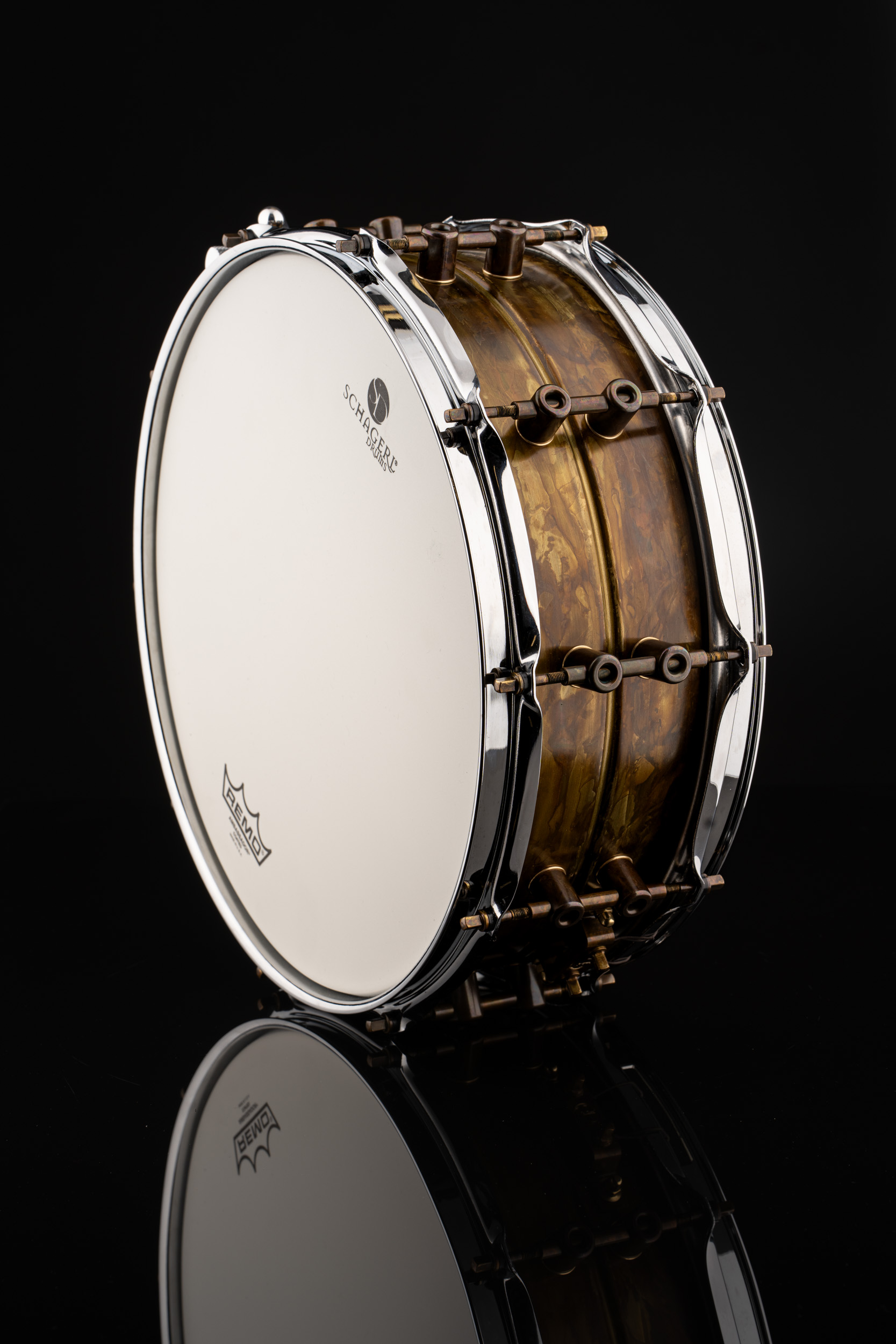 Schagerl Beaver Snare 14"x5" Brass - Patina