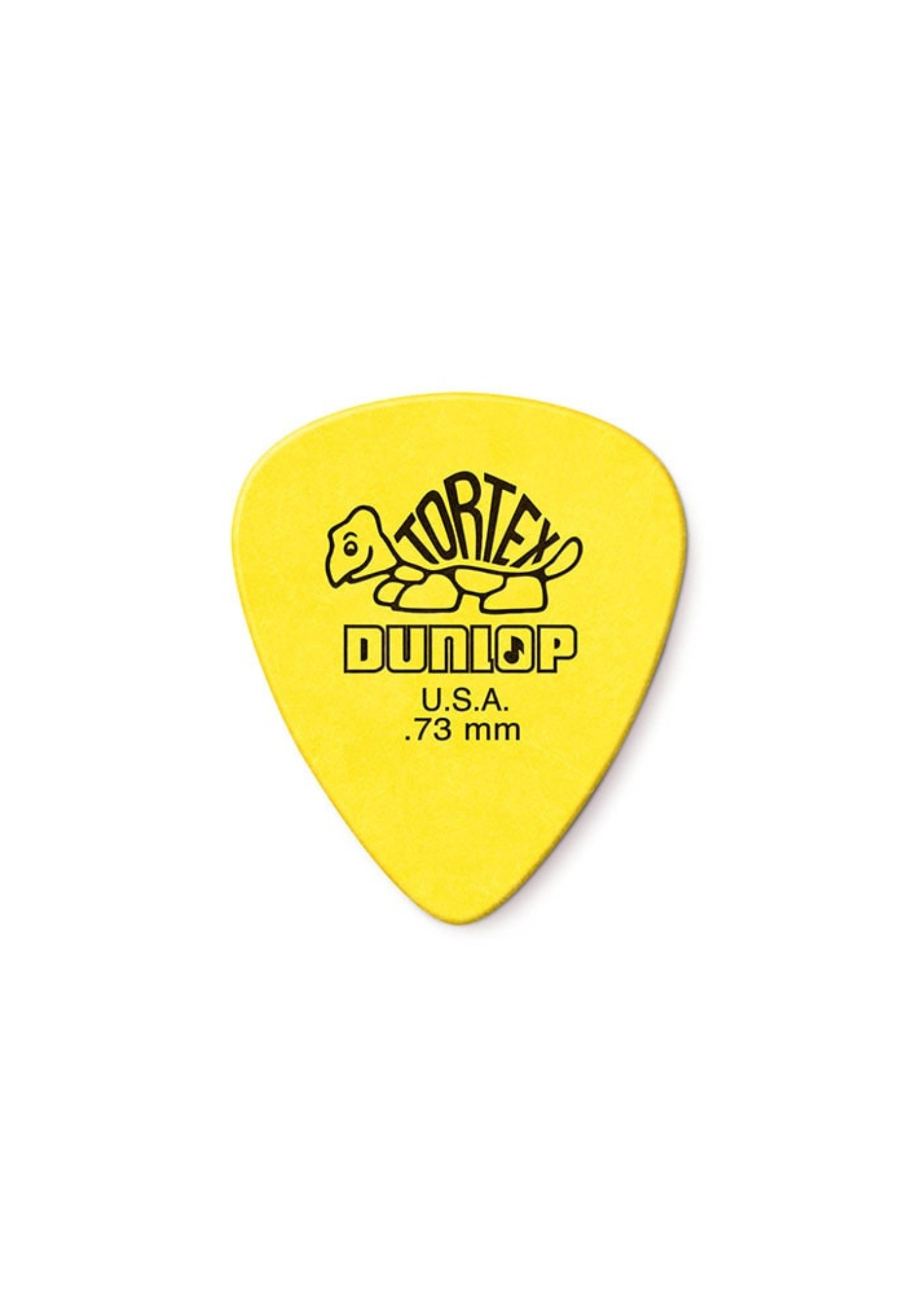 DUNLOP Plectrum Tortex Standard 0.73 yellow 