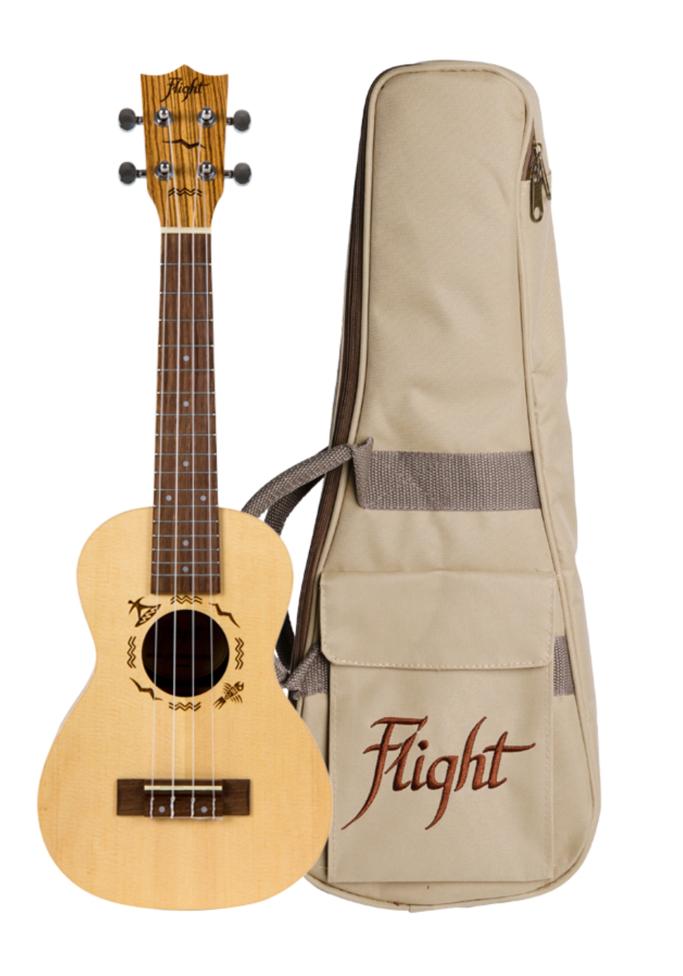 Flight concert ukulele DUC-525 incl. gigbag