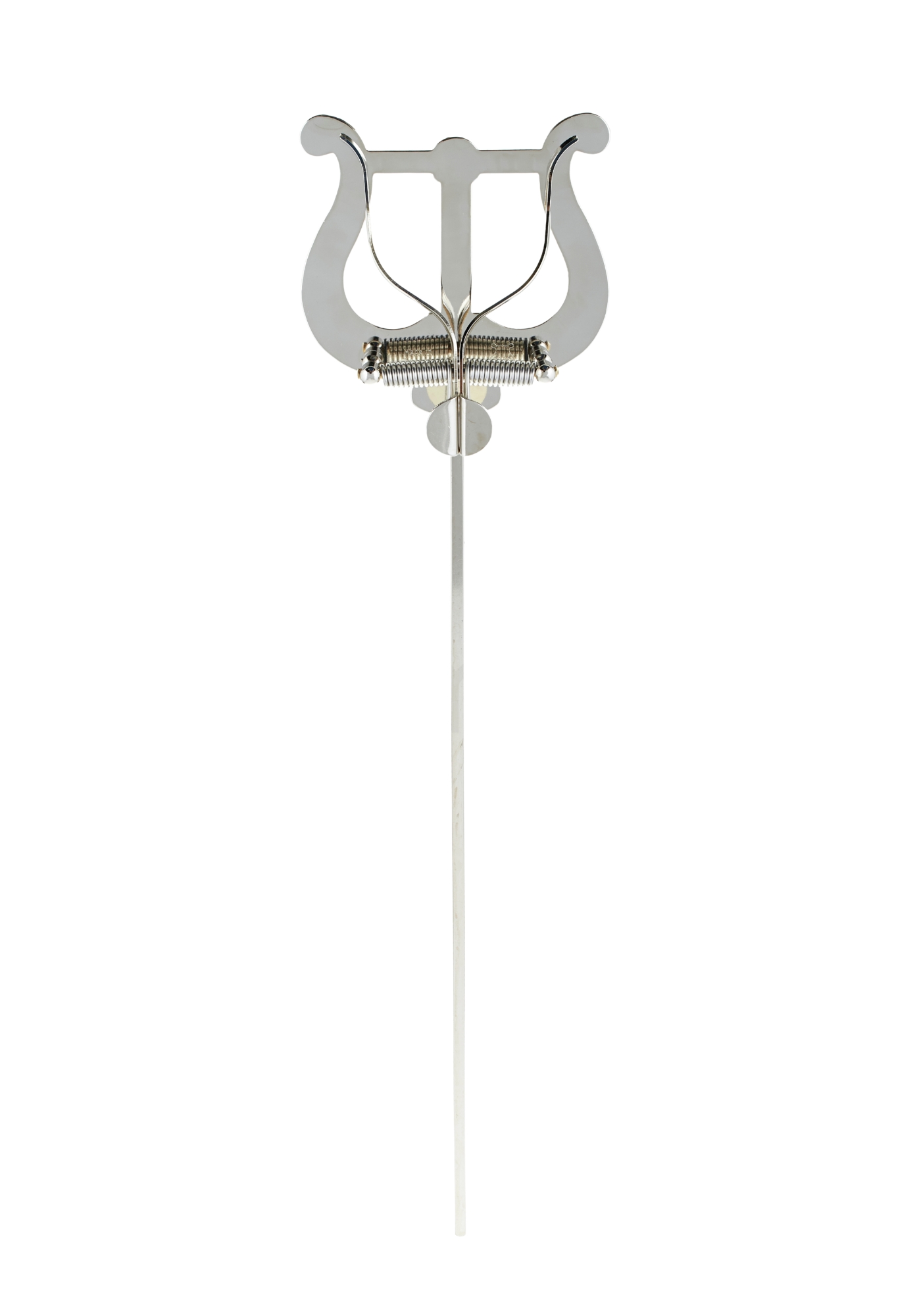 Marschgabel für Trompete/Tenorhorn, Lyra groß, vernickelt