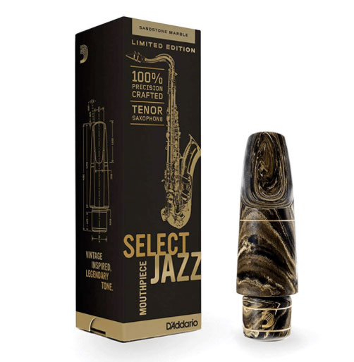 D Addario Tenorsax Mouthpiece Select Jazz, Marble Rubber D7M