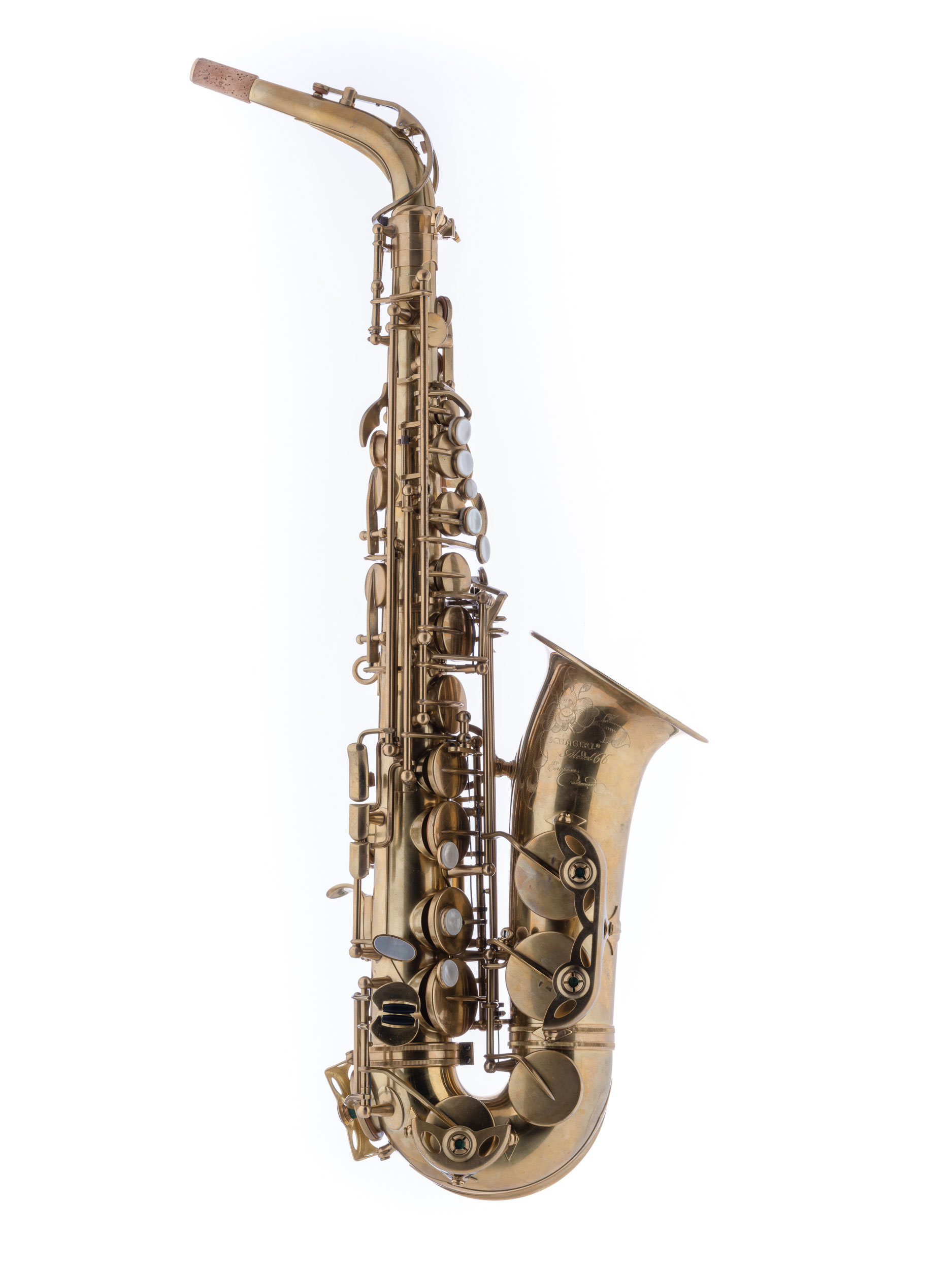 Schagerl Alto Saxophone Model 66U-EC, unlacquered raw