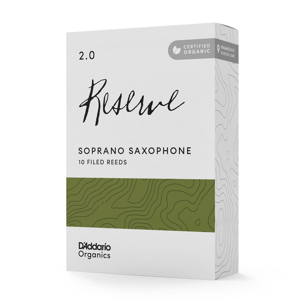 D´Addario Organics Soprano Sax Reeds "Reserve" #3,5