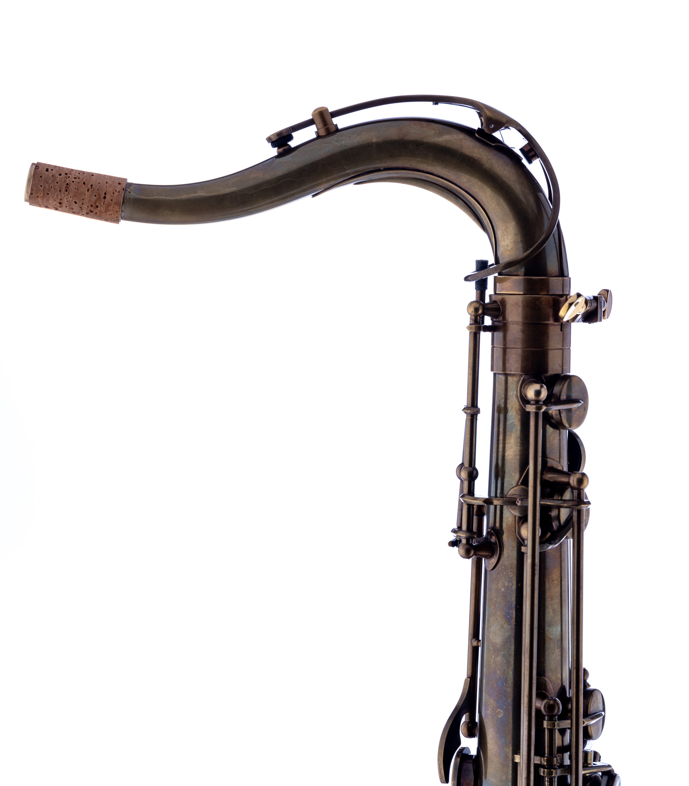 Schagerl Tenorsaxophon Model 66FV-EC, unlackiert Vintage