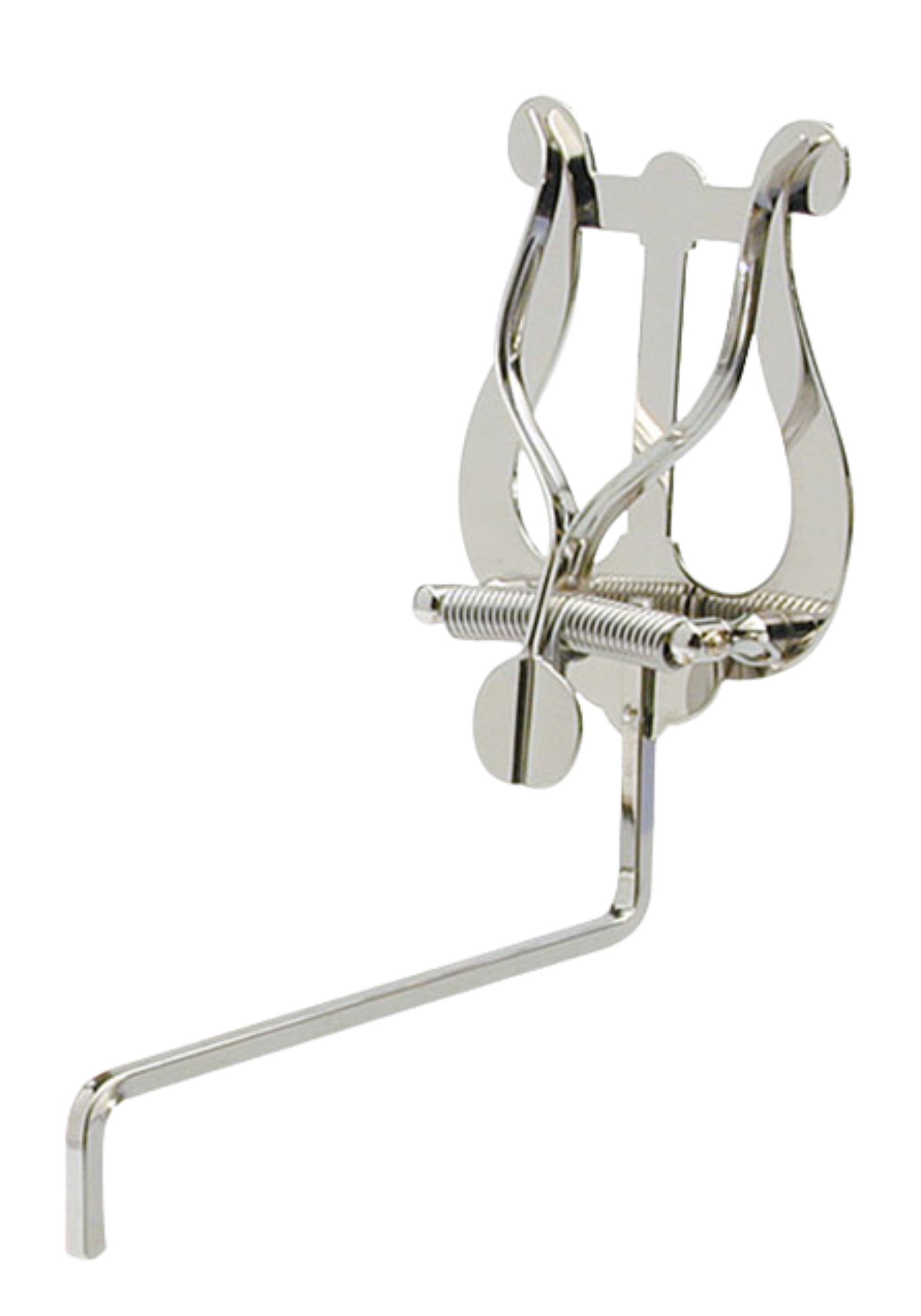 Marching Lyre for Saxophone, nickle-plated, medium lyre