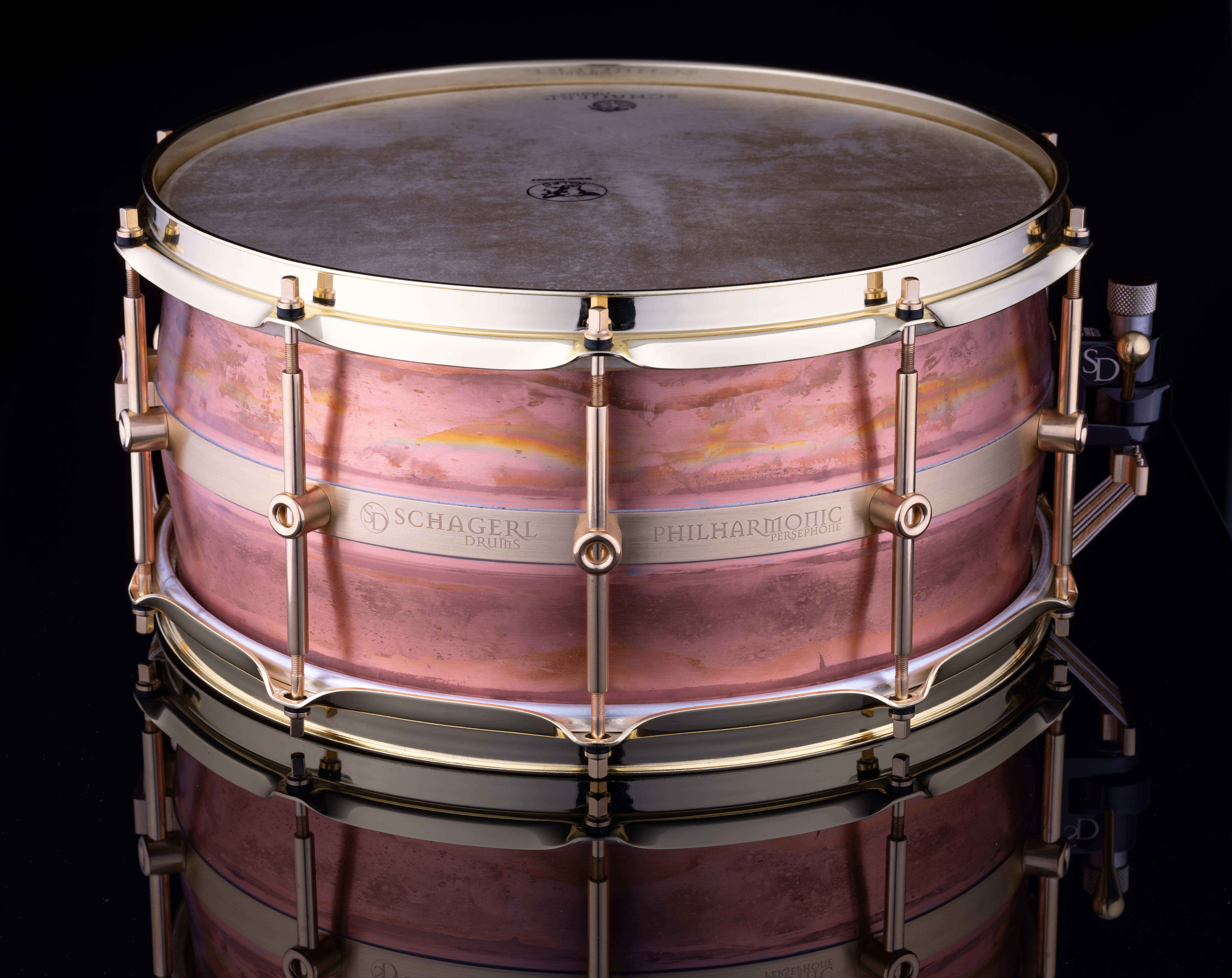 Schagerl Phil. Persephone Snare Drum Copper 14"x6,5" Raw