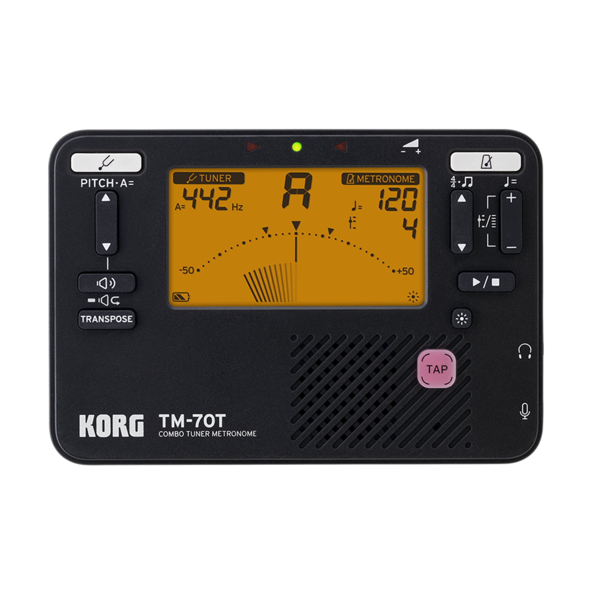 Korg Tuner/Metronom TM-70BK black Korg Tuner/Metronom TM-70BK black