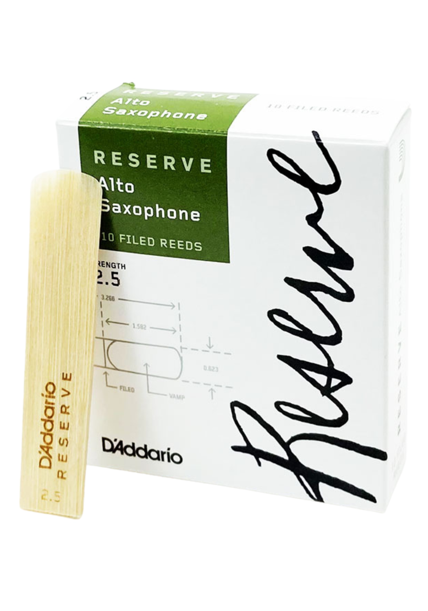 D´Addario Alto Sax Reeds "Reserve" #3,5