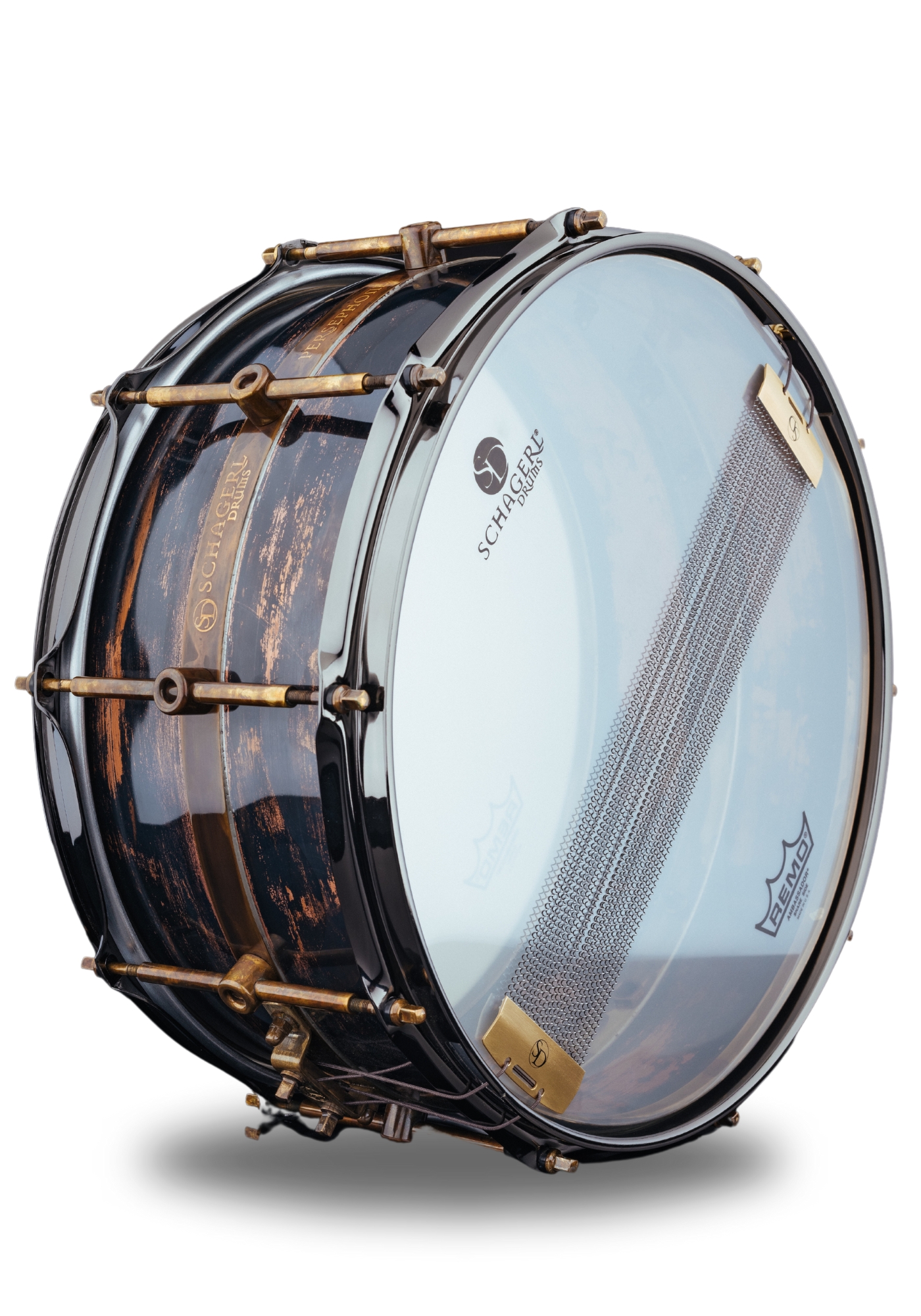 Schagerl Persephone Snare Drum 14"x6,5" Copper Dark Vintage