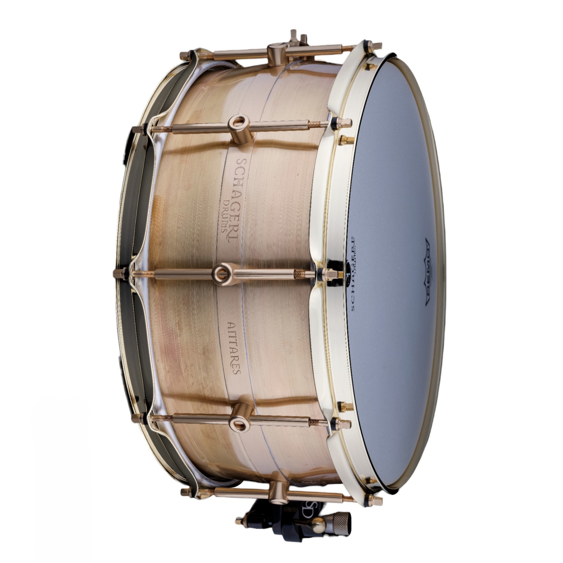 Schagerl Antares Snare Drum 14"x6,5" Brass, Raw Schagerl Antares Snare Drum 14"x6,5" Brass, Raw