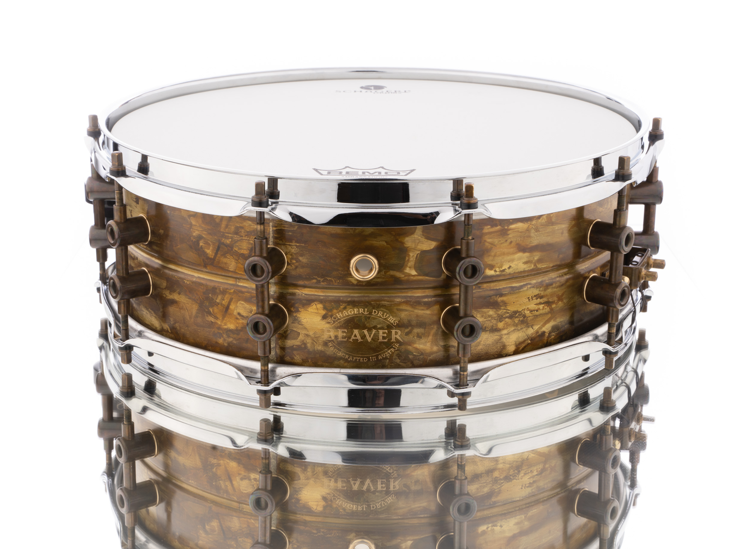 Schagerl Beaver Snare 14"x5" Brass - Patina