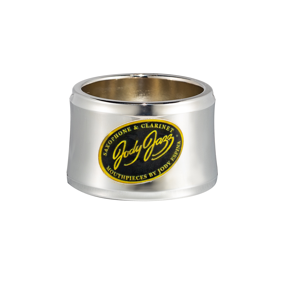 Jody Jazz Power Ring Ligature HRA1S, Alt Ebonit, versilbert