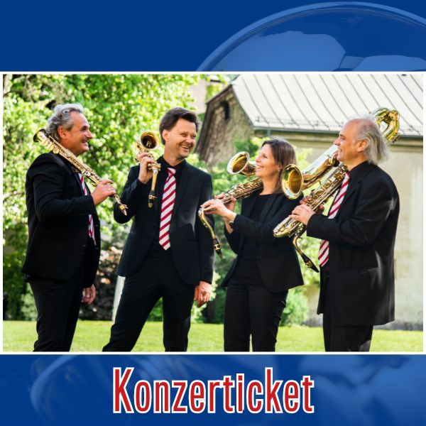 Konzertticket - Danubia Sax Quartett Wien - 28. Sep. 2024