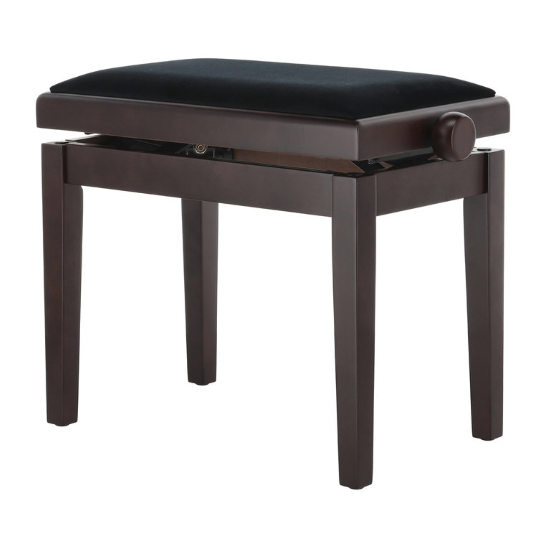 Gewa Klavierbank Deluxe Rosenholz schwarz matt
