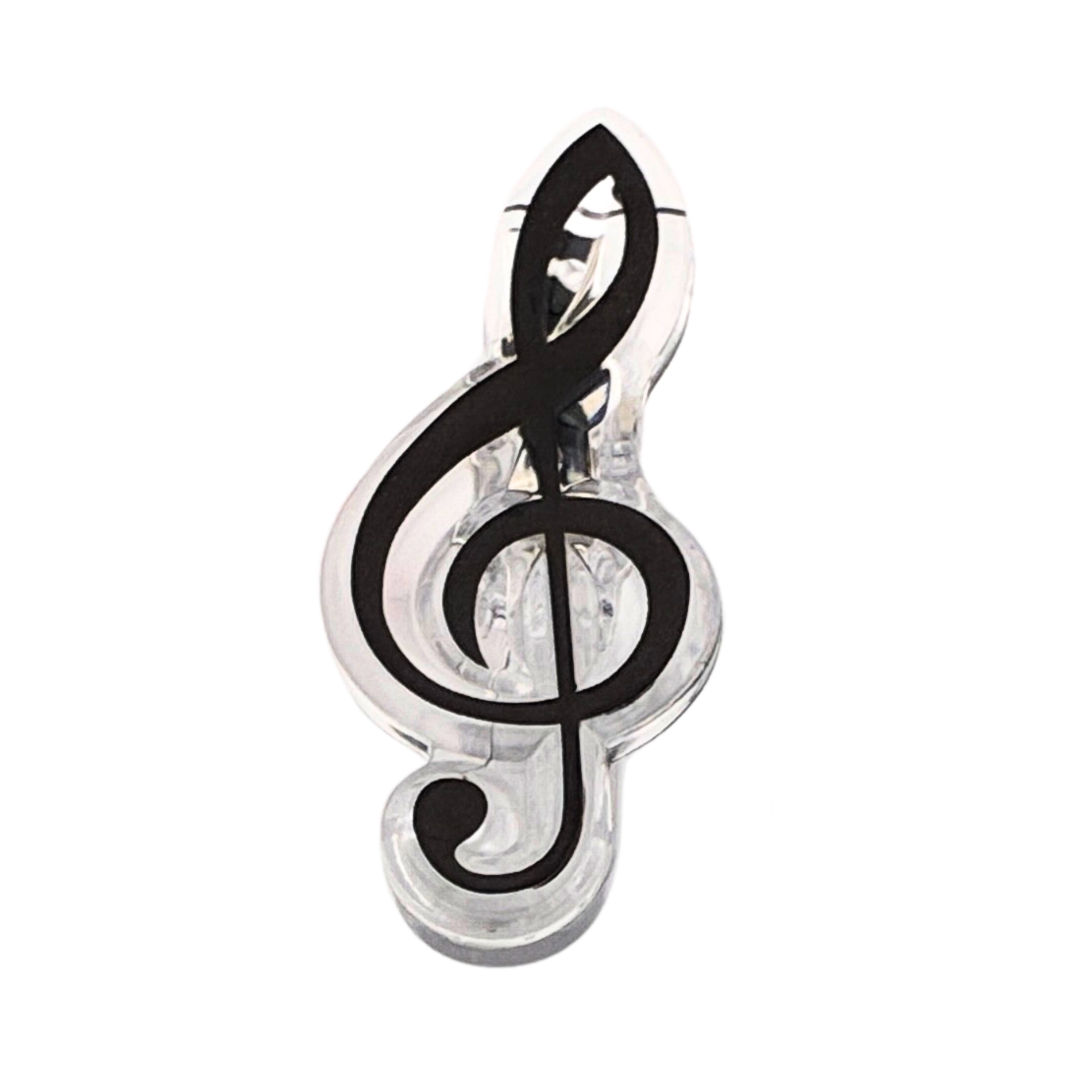 Klammer Violinschlüssel - schwarz
