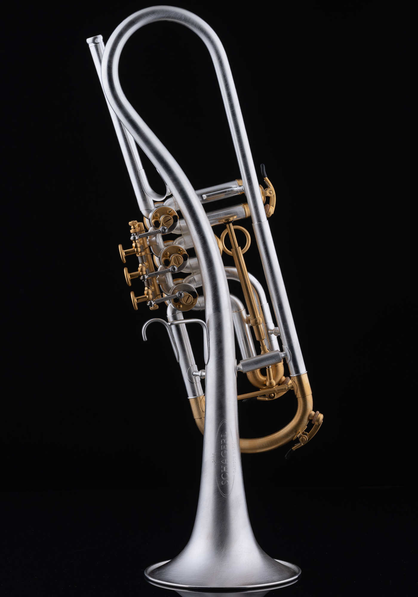 Gansh horn 2021 ガンシュホーン トランペットB♭ ロータリートランペット シャーゲル trumpet - 楽器、器材