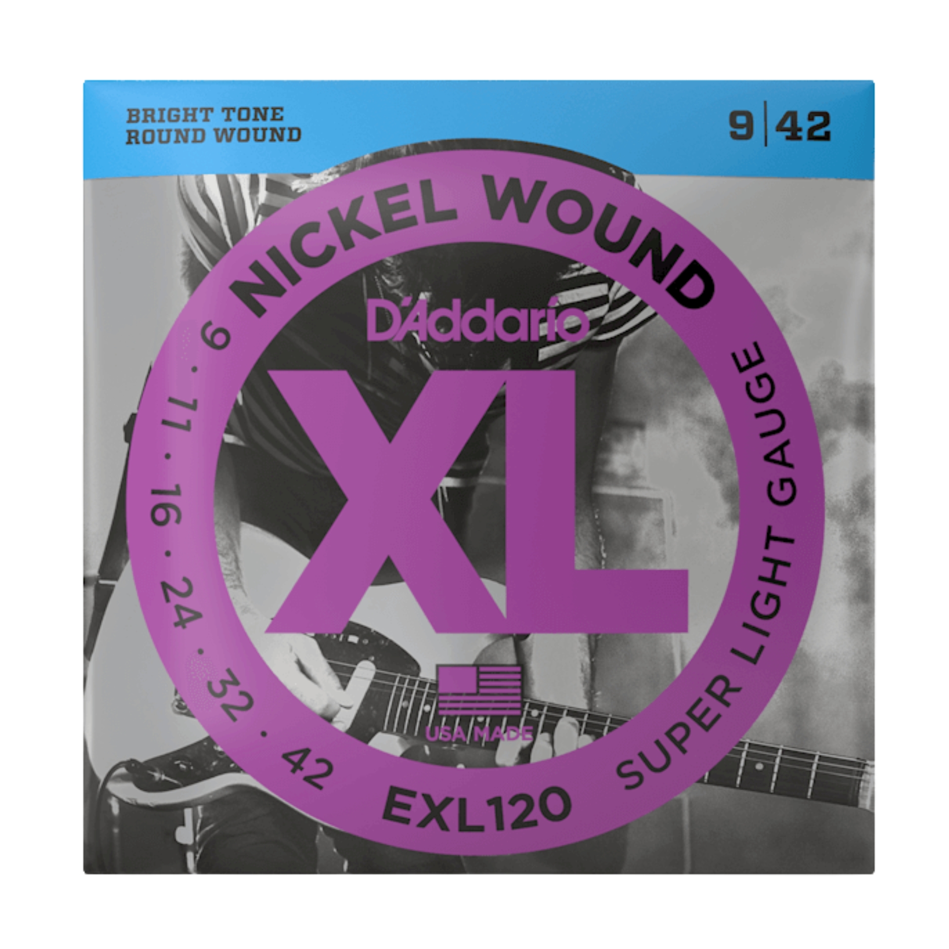 D Addario E-Gitarresaitensatz EXL120, 009-042