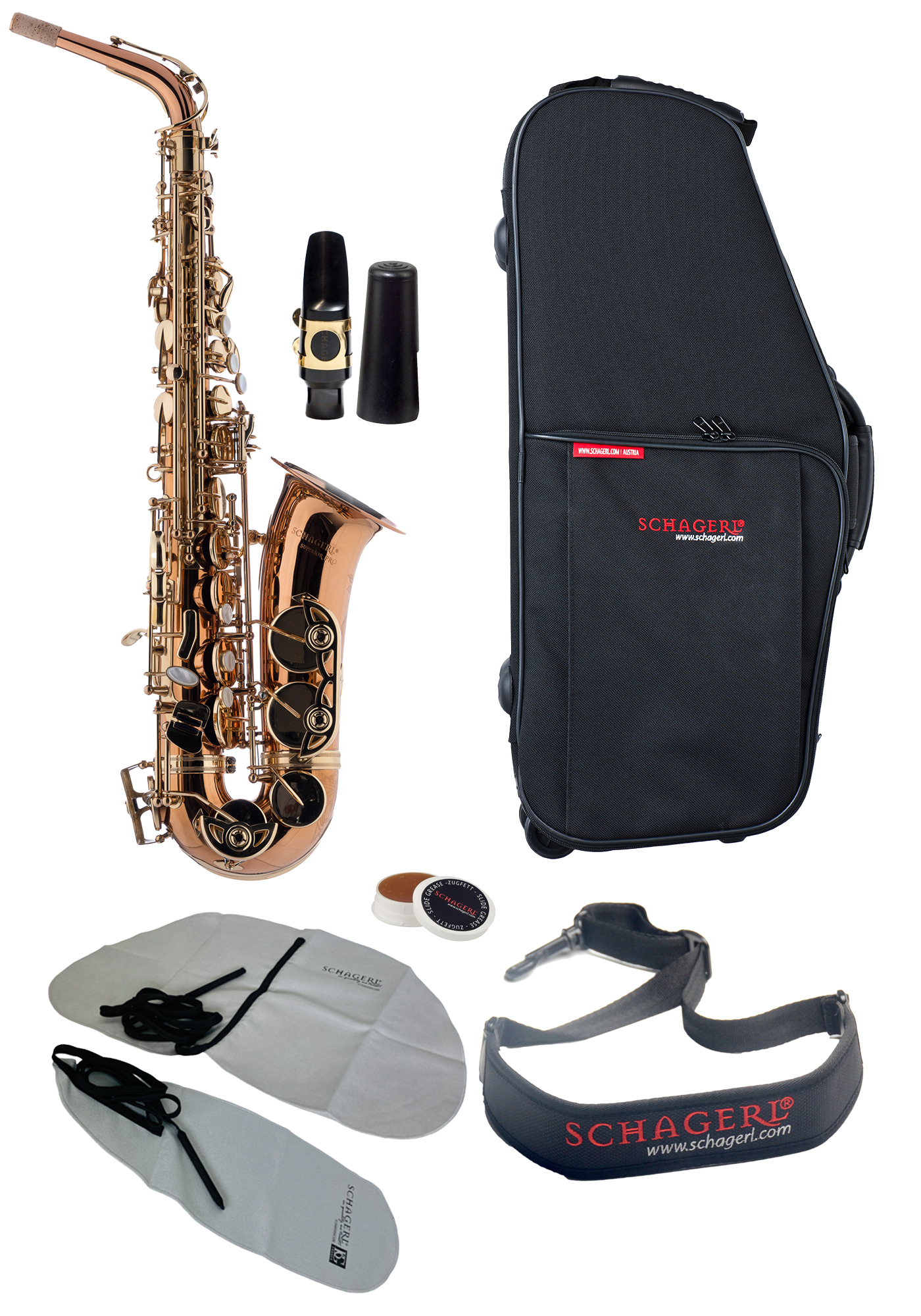 Schagerl SuperiorPro Altsaxophon A-2B, Bronze lackiert