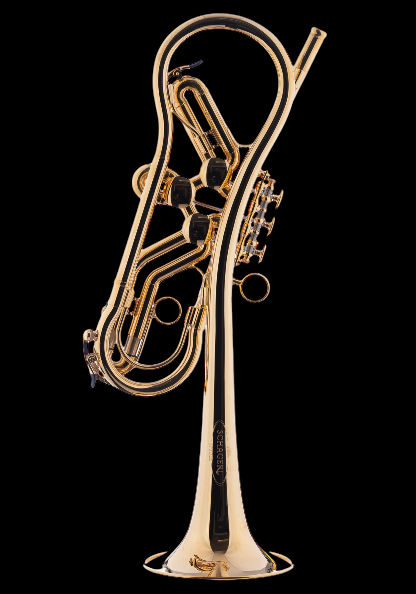 Schagerl Bb-Trumpet SPYDER gold plated 