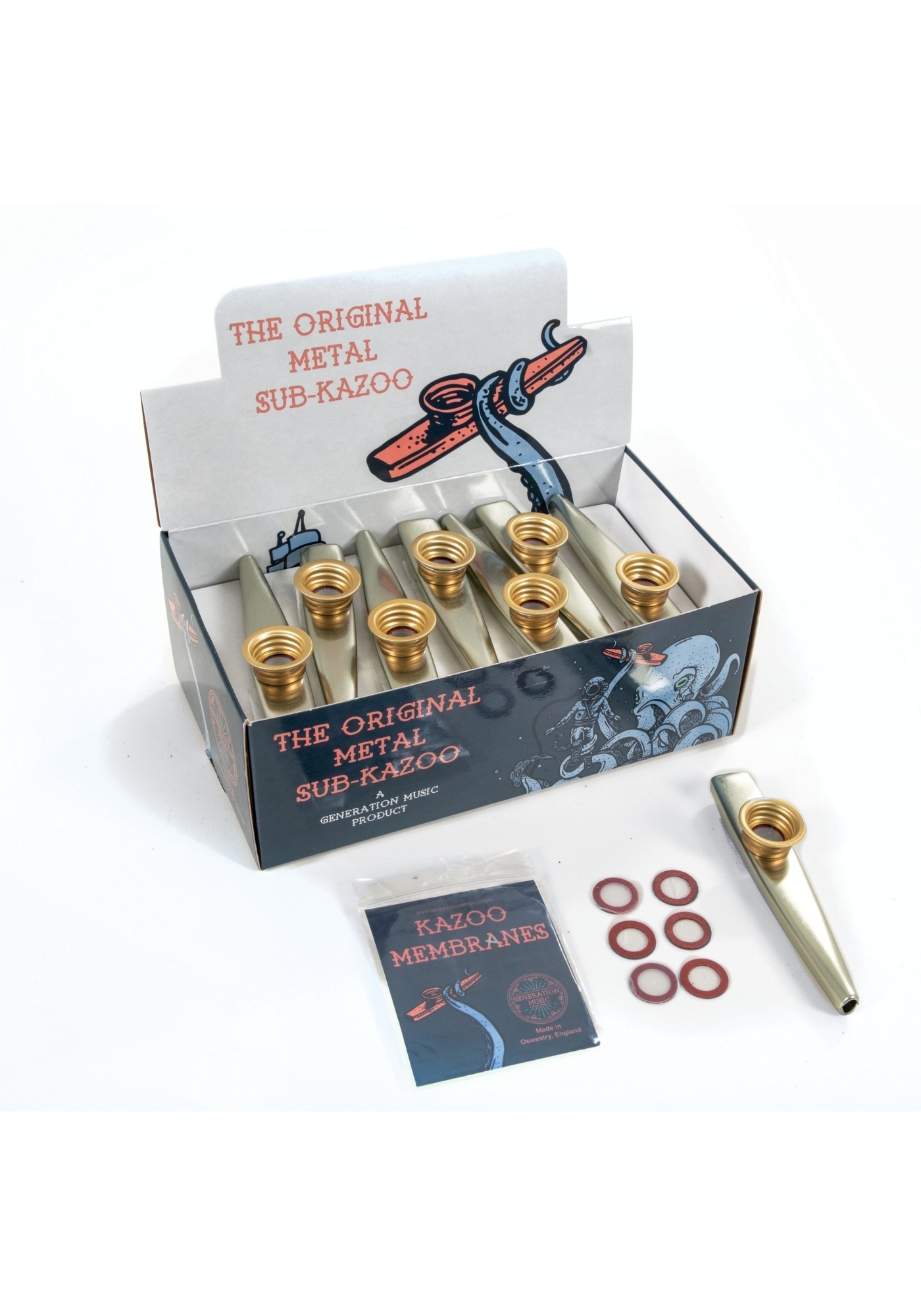 Mouth Harp Gewa Metal Kazoo - Gold Colored Musical Instrument In ...