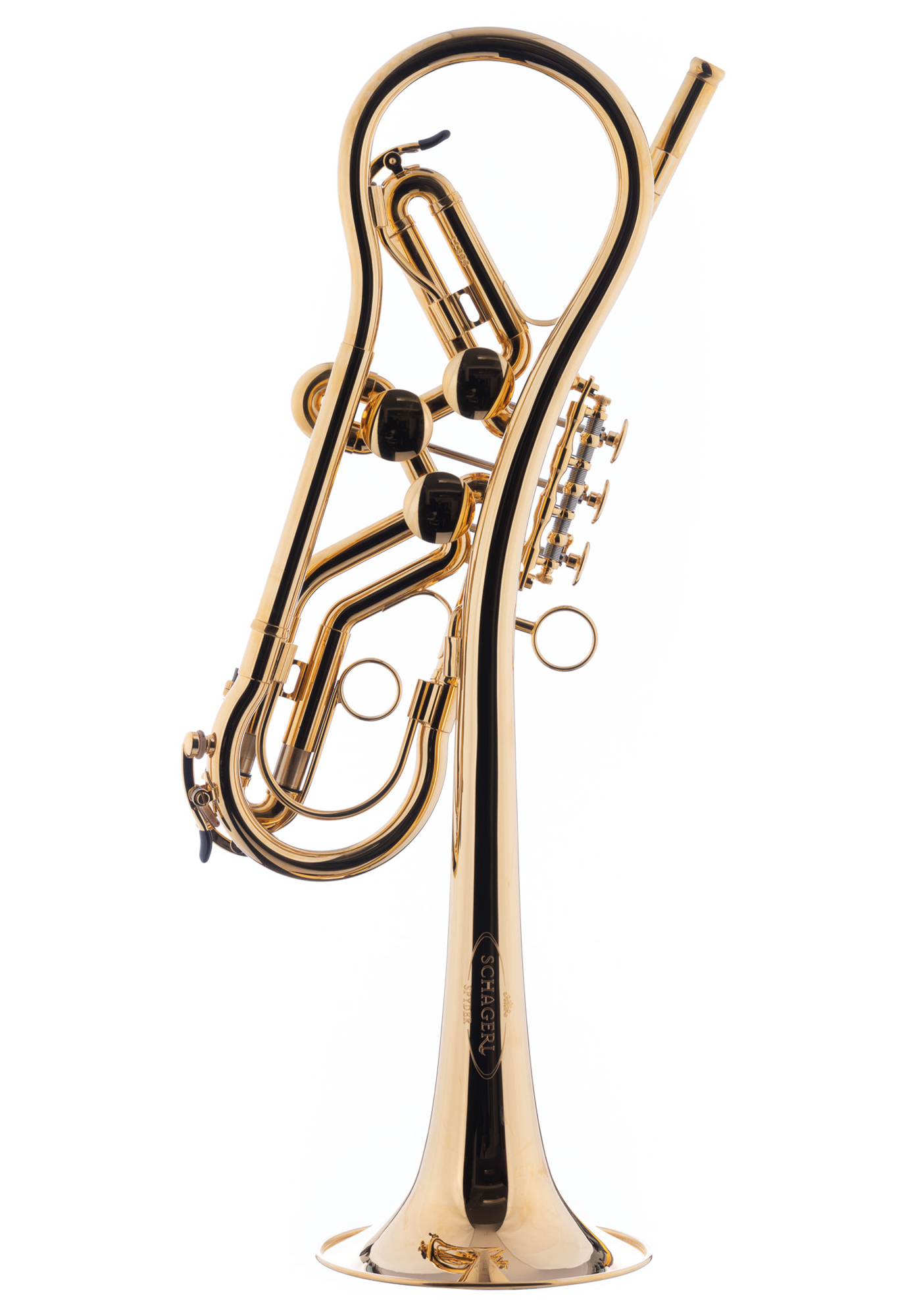 Schagerl B-Trompete "SPYDER" vergoldet Schagerl B-Trompete "SPYDER" vergoldet