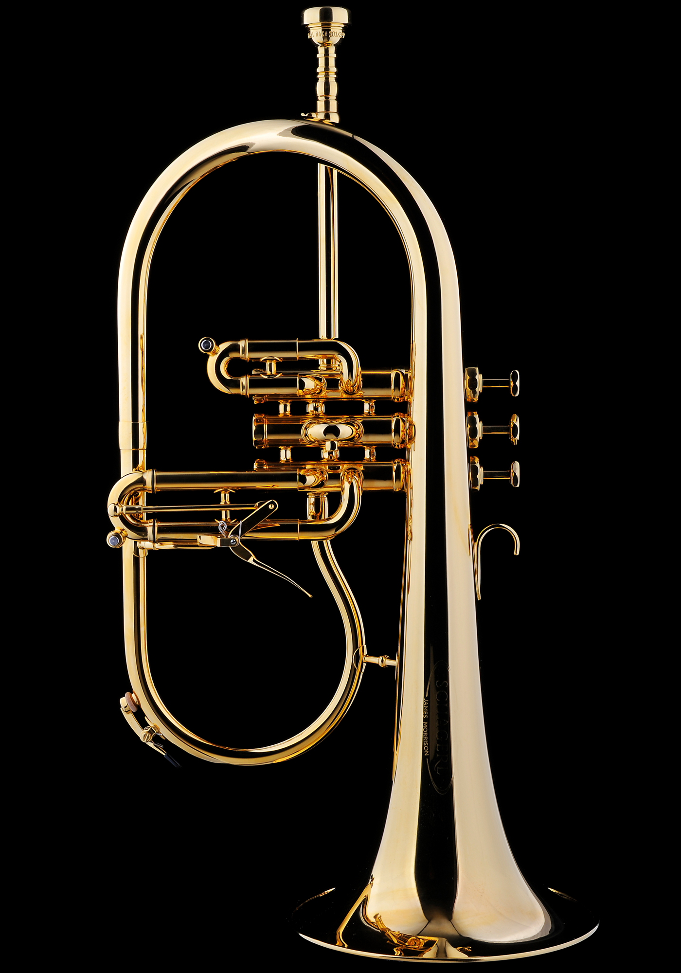 Schagerl Flugelhorn "JAMES MORRISON" gold plated