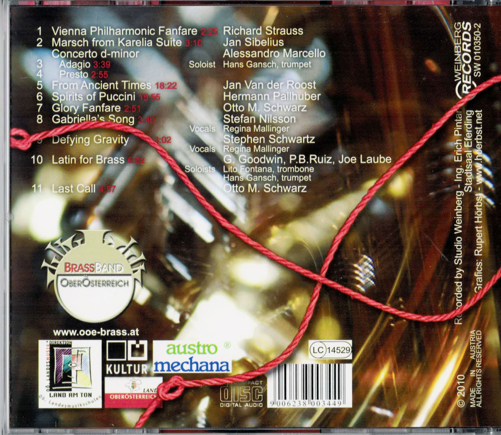 CD - Brass Band Oberösterreich - Special Moments