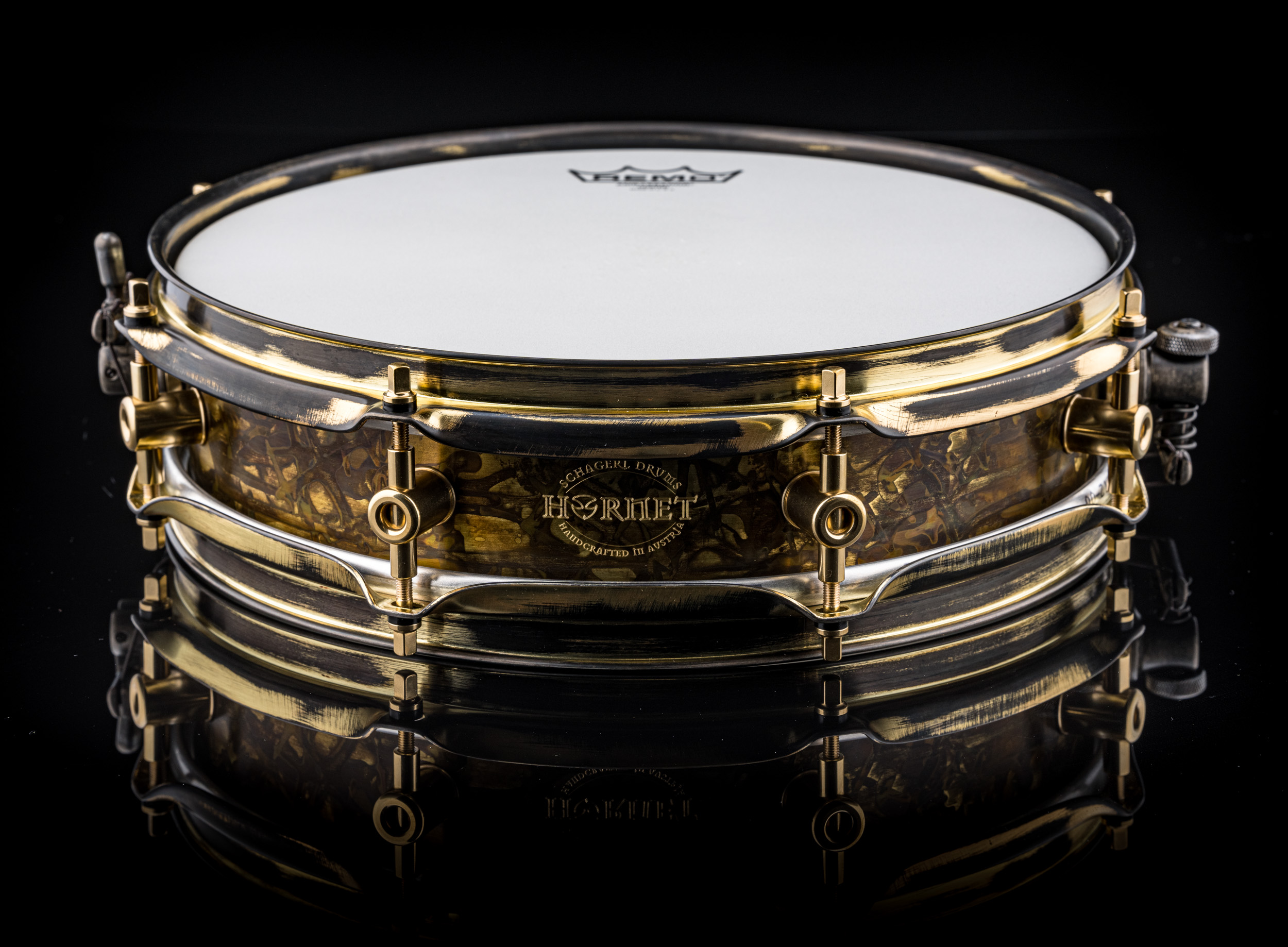 Schagerl Hornet 12"x3" Snare - Brass - Patina