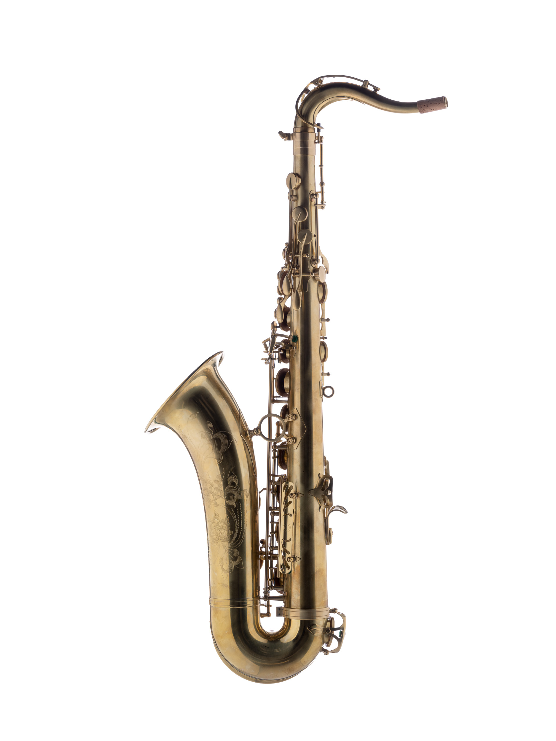 Schagerl Tenor Saxophone Model 66FU-EC, raw unlacquered