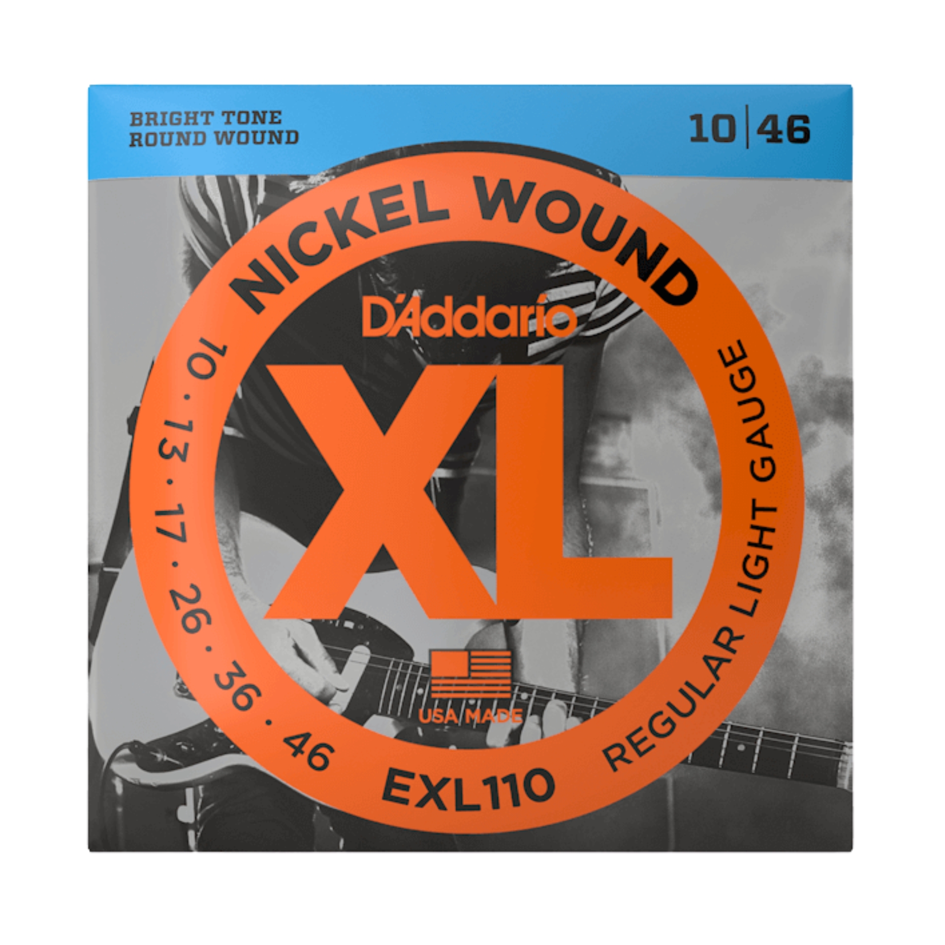 D Addario electric guitar string set EXL110, 010-046