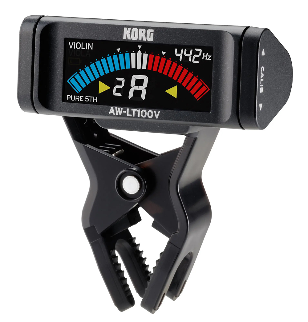 KORG Clip-On Tuner, AW-LT100 V, for Violin and Viola KORG Clip-On Tuner, AW-LT100 V, for Violin and Viola