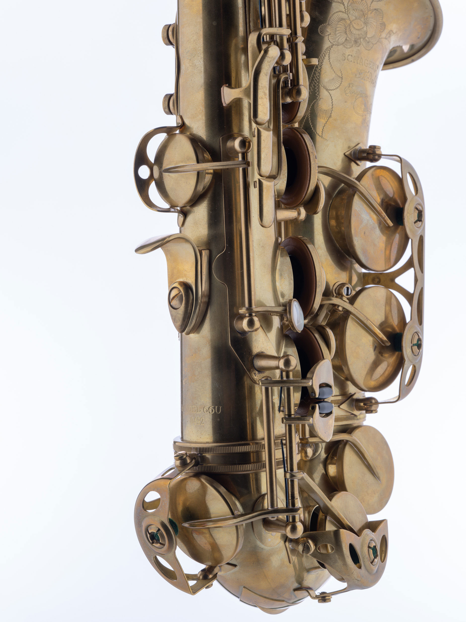 Schagerl Alto Saxophone Model 66U-EC, unlacquered raw