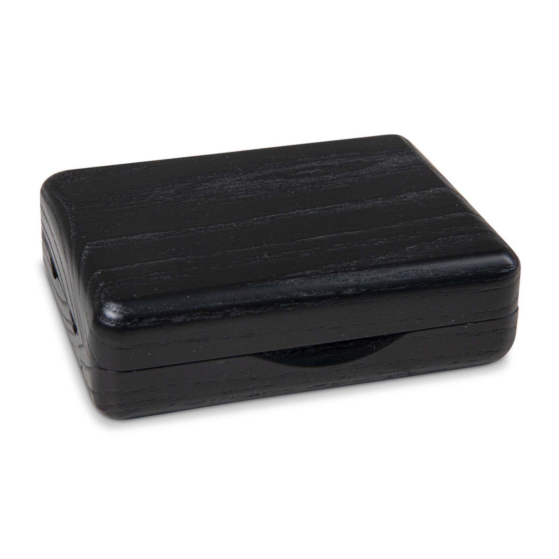 Blätteretui für 6 Altsaxblätter, schwarz lackiert