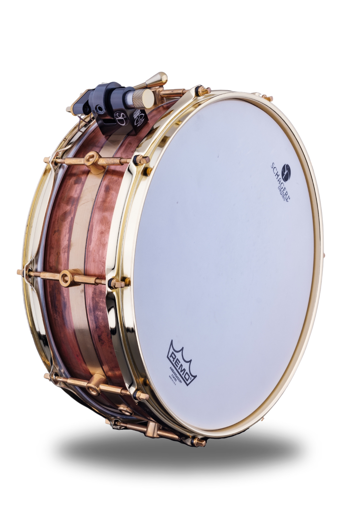 Schagerl Persephone Snare Drum 14"x5" Copper, Raw