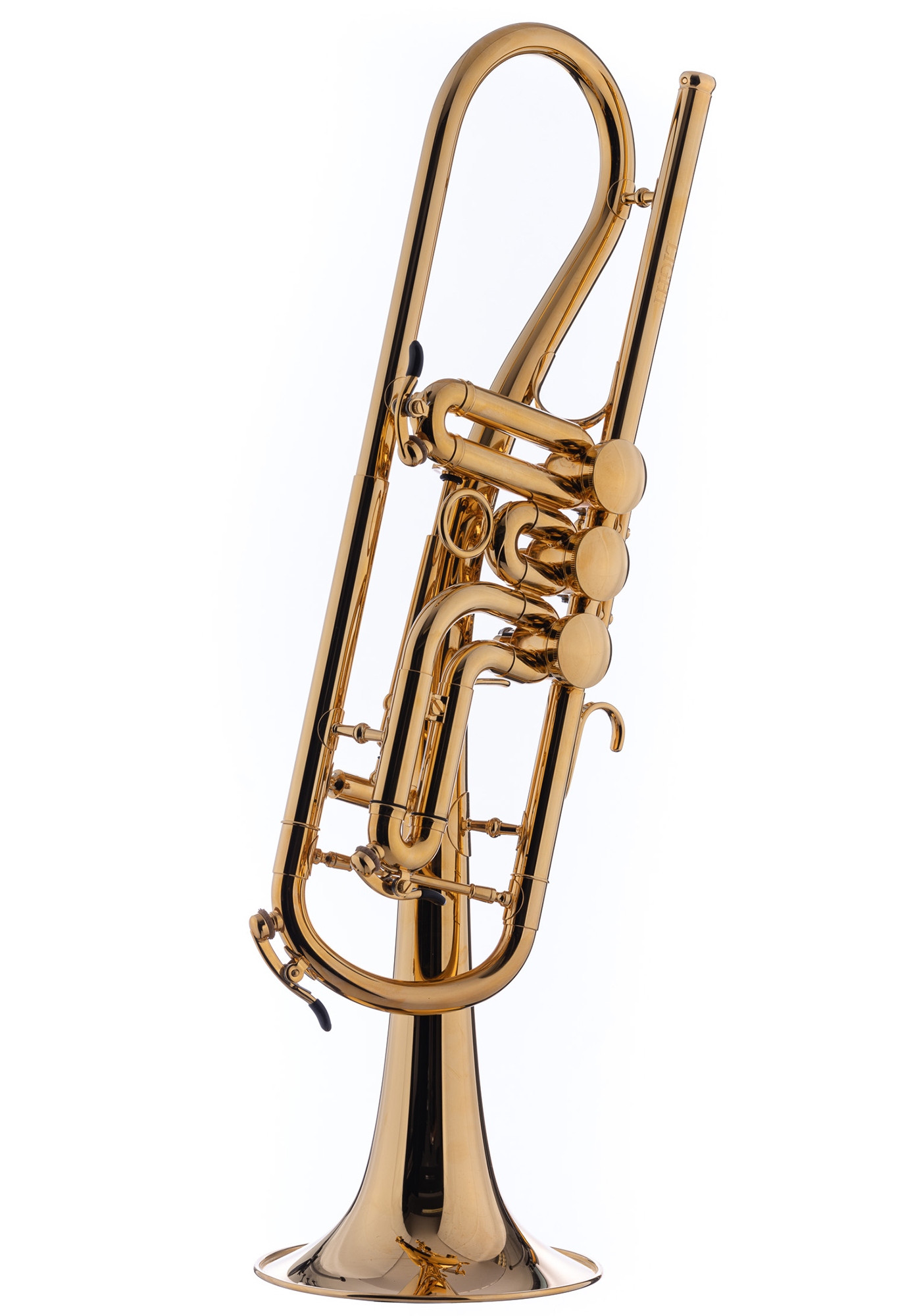 Schagerl B-Trompete "GANSCHHORN" 2021 vergoldet