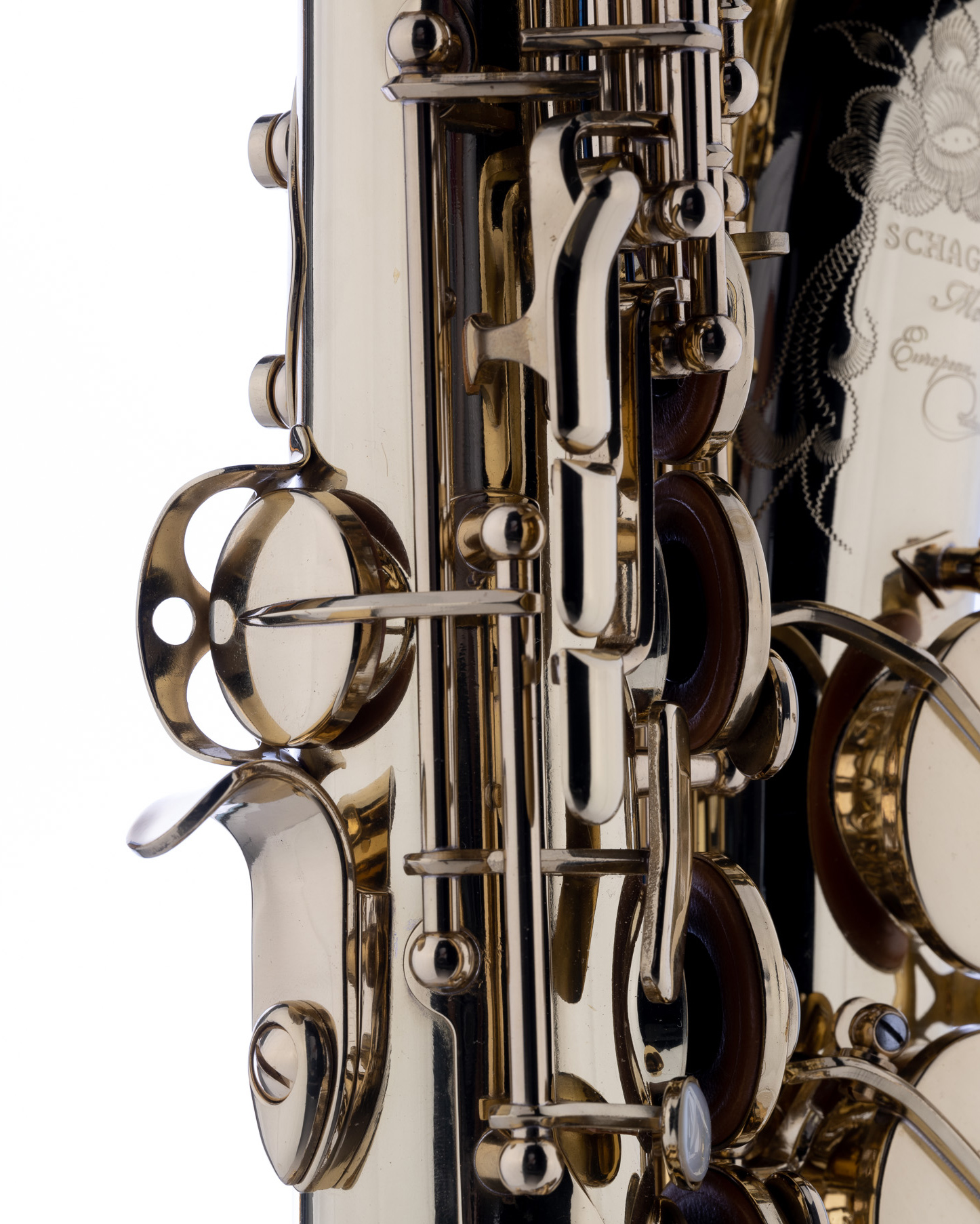 Schagerl Alto Saxophone Model 66FL-EC, Clear lacquered