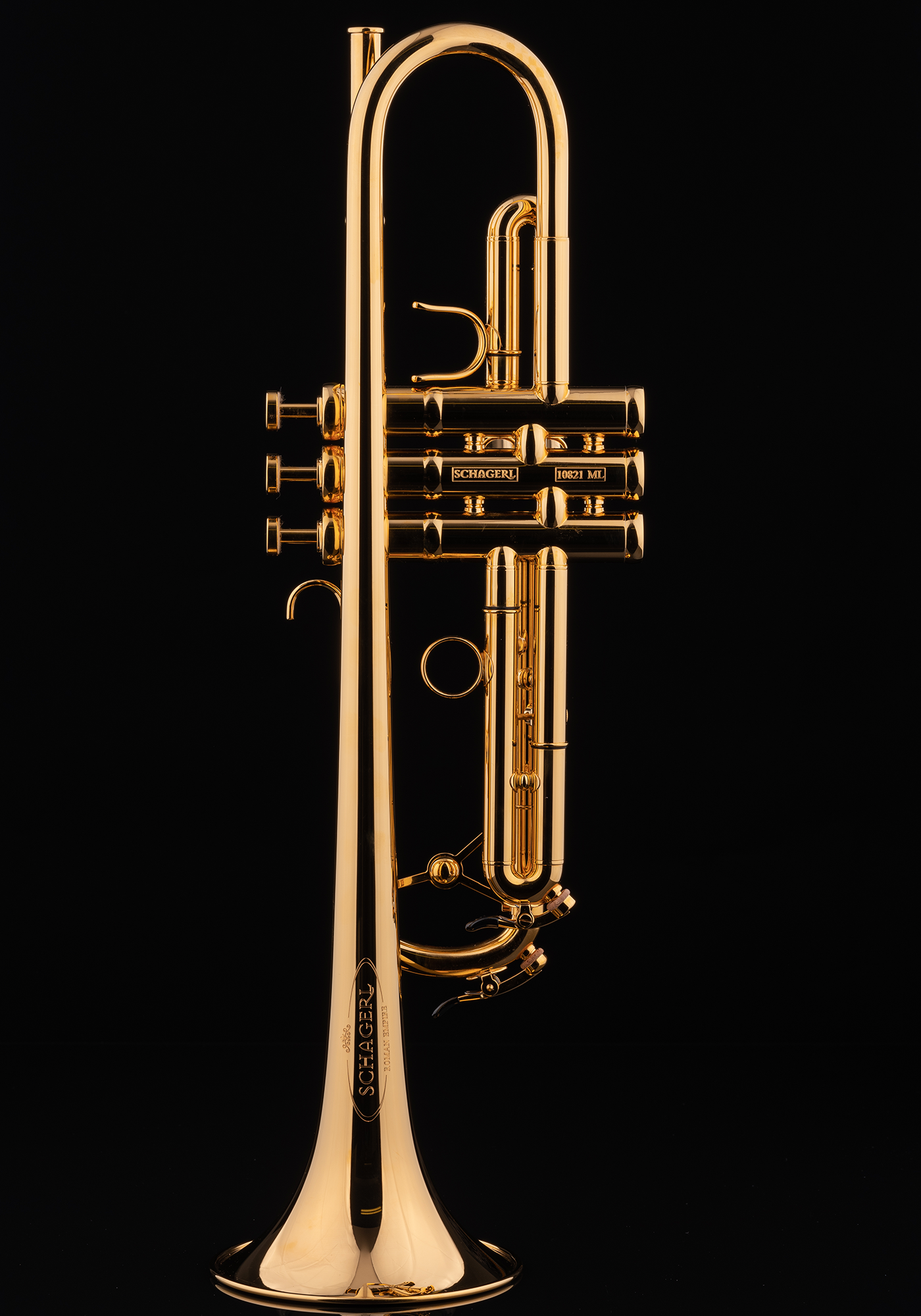 Schagerl Bb-Trumpet "ROMAN EMPIRE" gold plated