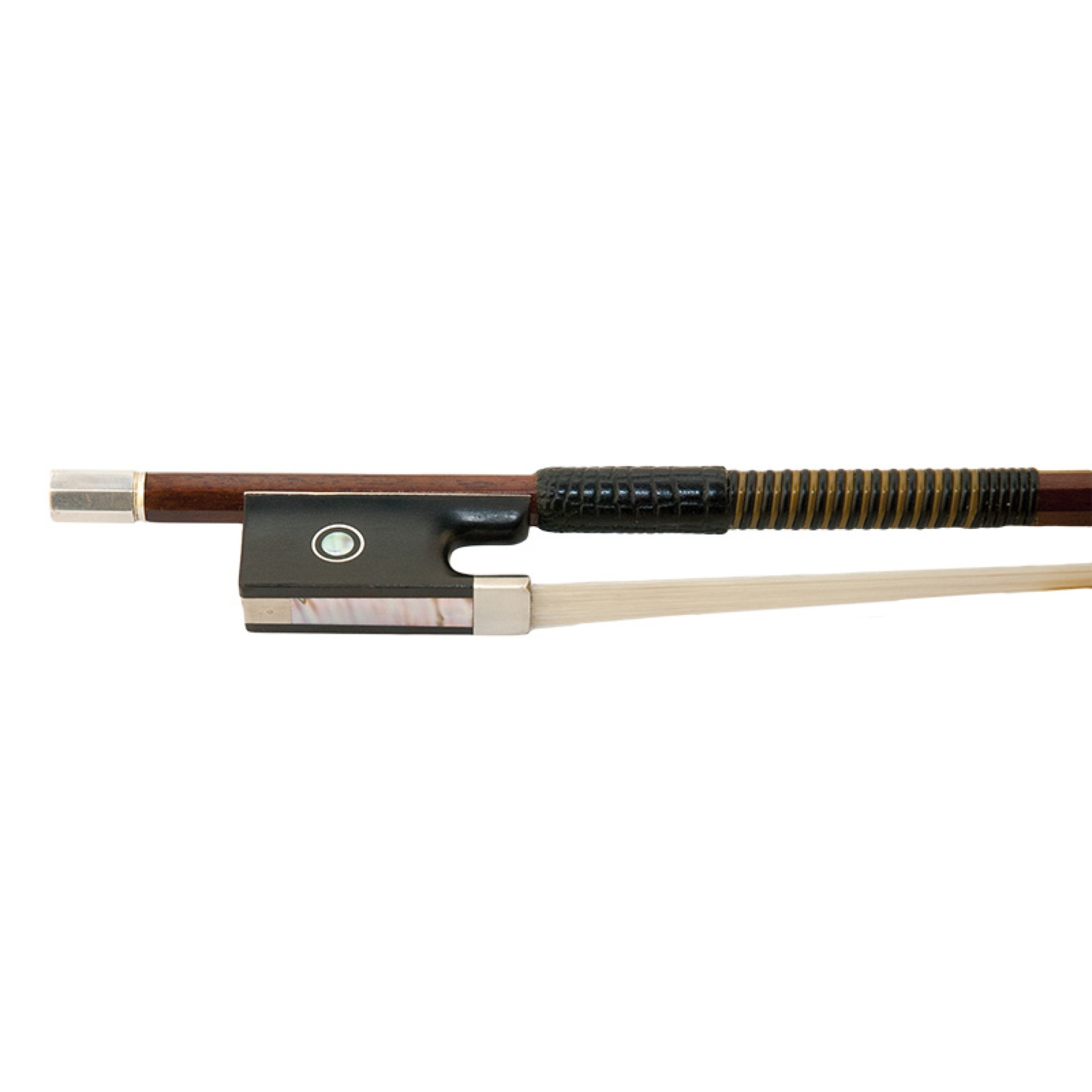 Petz violin bow for students, pernambuco wood, octagonal 4/4