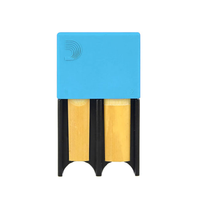 D Addario Reedguard for 4 Clarinet-/ Altosax Reeds, blue D Addario Reedguard for 4 Clarinet-/ Altosax Reeds, blue